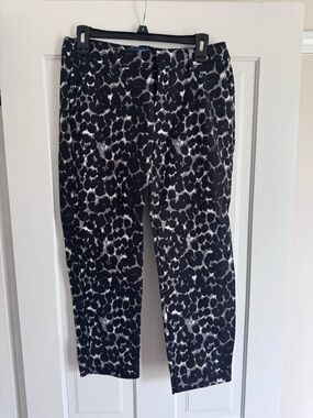 Old Navy Black and Gray Harper Pants